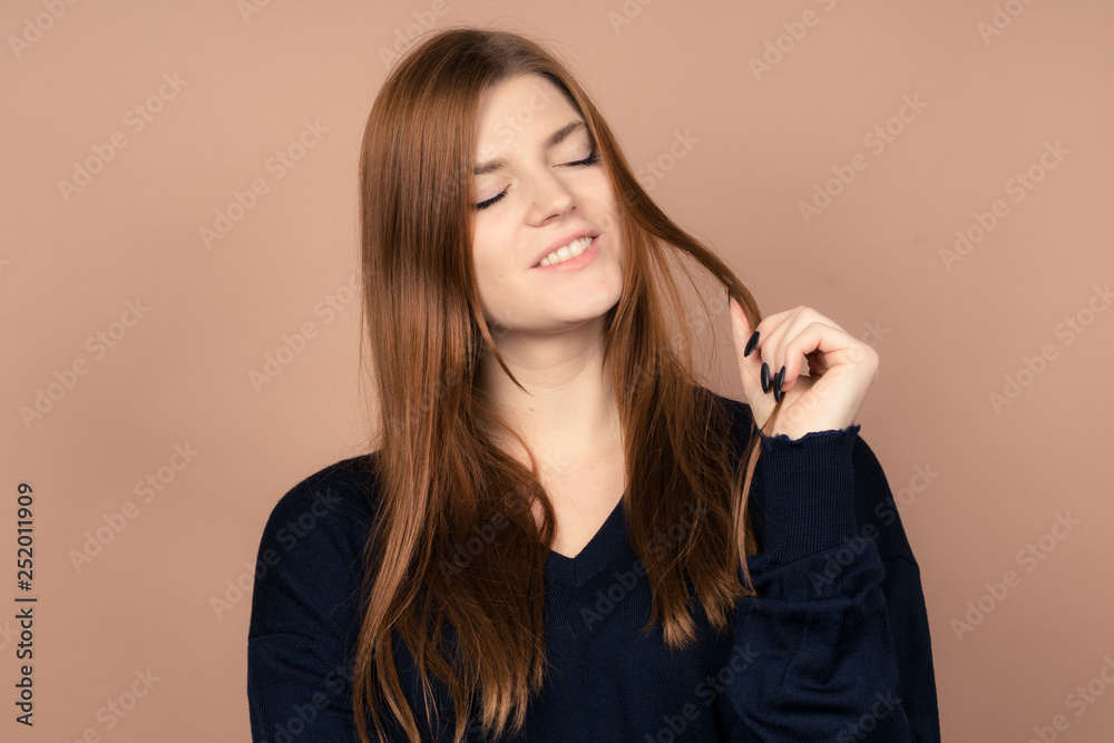 a girl is very positive a girl is very positive