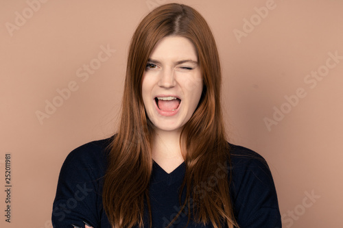 a girl is very positive