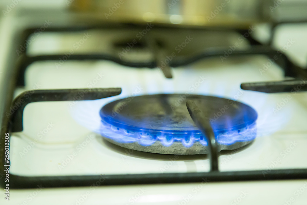 blue flames of gas stove blue flames of gas stove