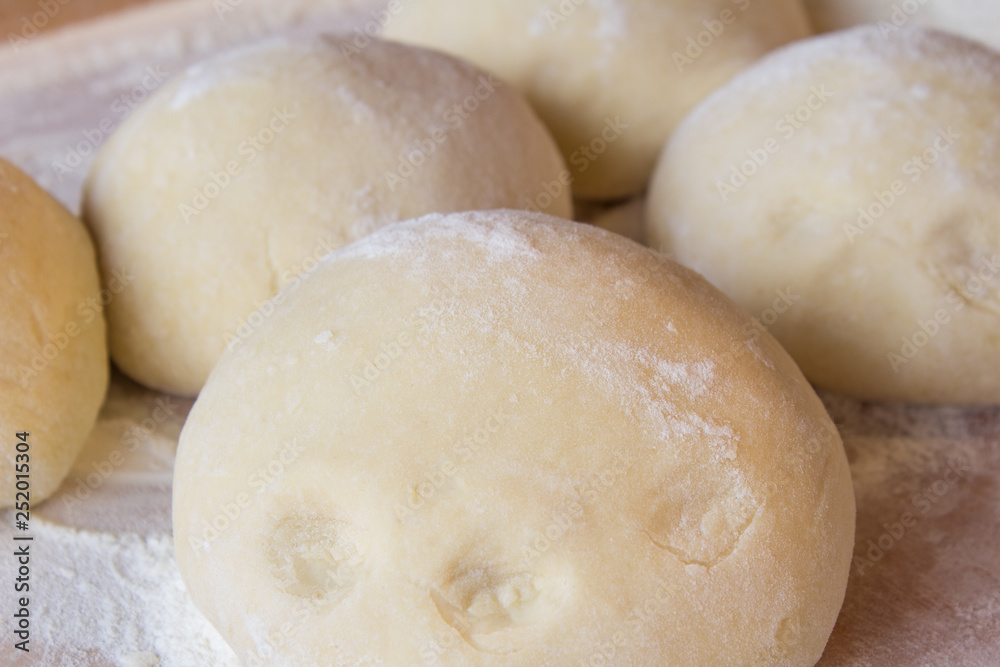 Dough and umka for cooking according to an old recipe. Dough and umka for cooking according to an old recipe.