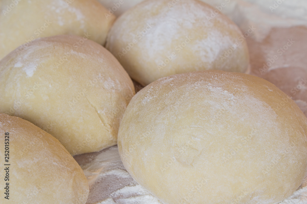 Dough and umka for cooking according to an old recipe. Dough and umka for cooking according to an old recipe.