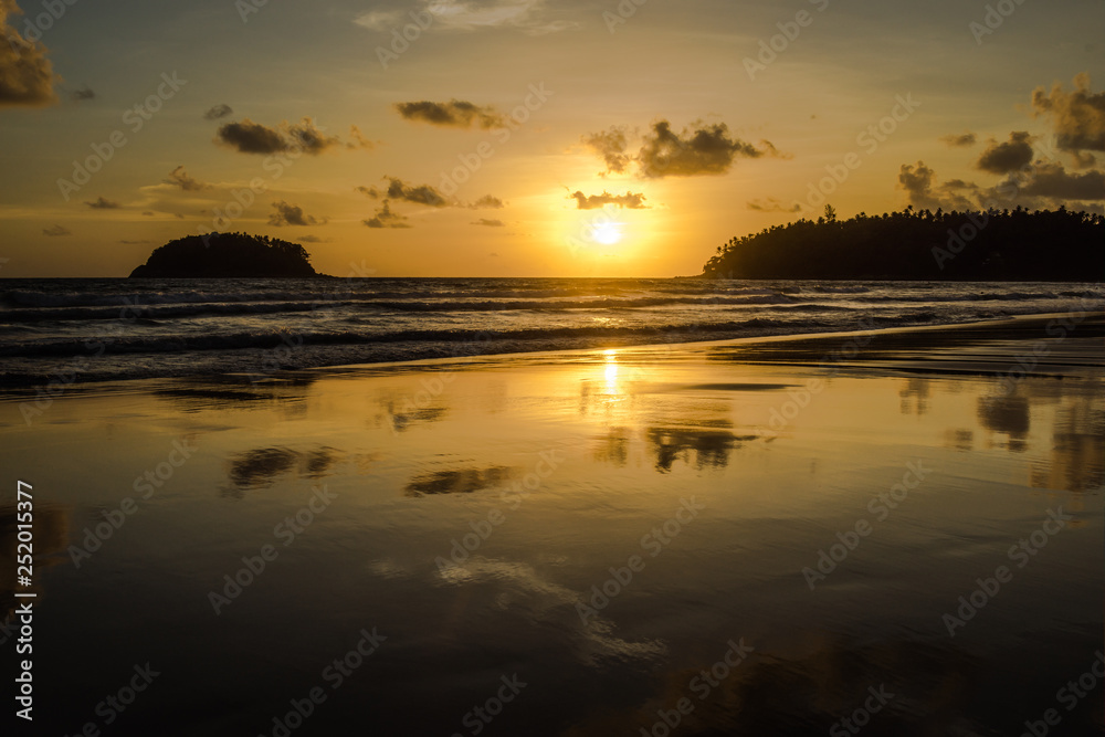 Sunrise on the beach