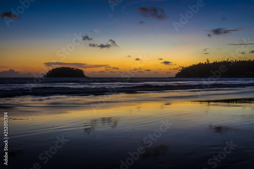 Kata Beach after the sunset, Phuket Thailand