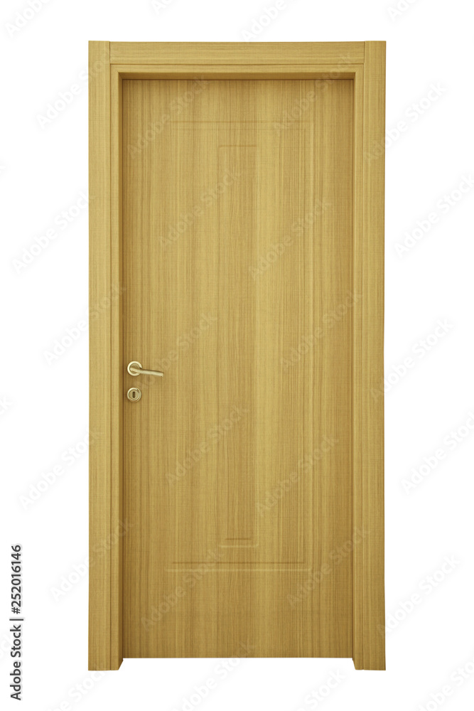 Modern wooden interior door