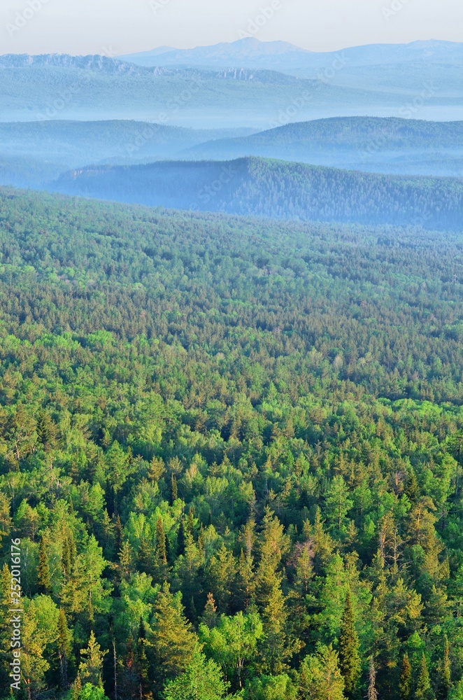 Summer tourist trip to the Ural mountains. Summer tourist trip to the Ural mountains.