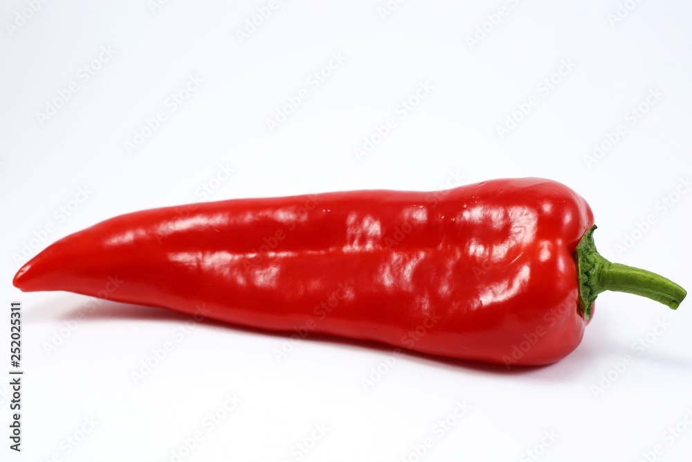 red pepper isolated on white background red pepper isolated on white background