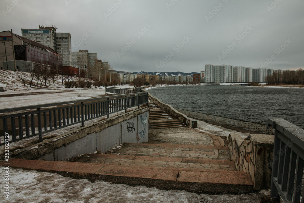 Fototapeta premium Urban environment, Krasnoyarsk