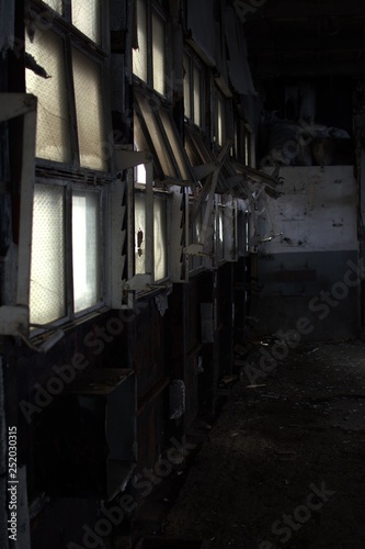 interior of an old factory