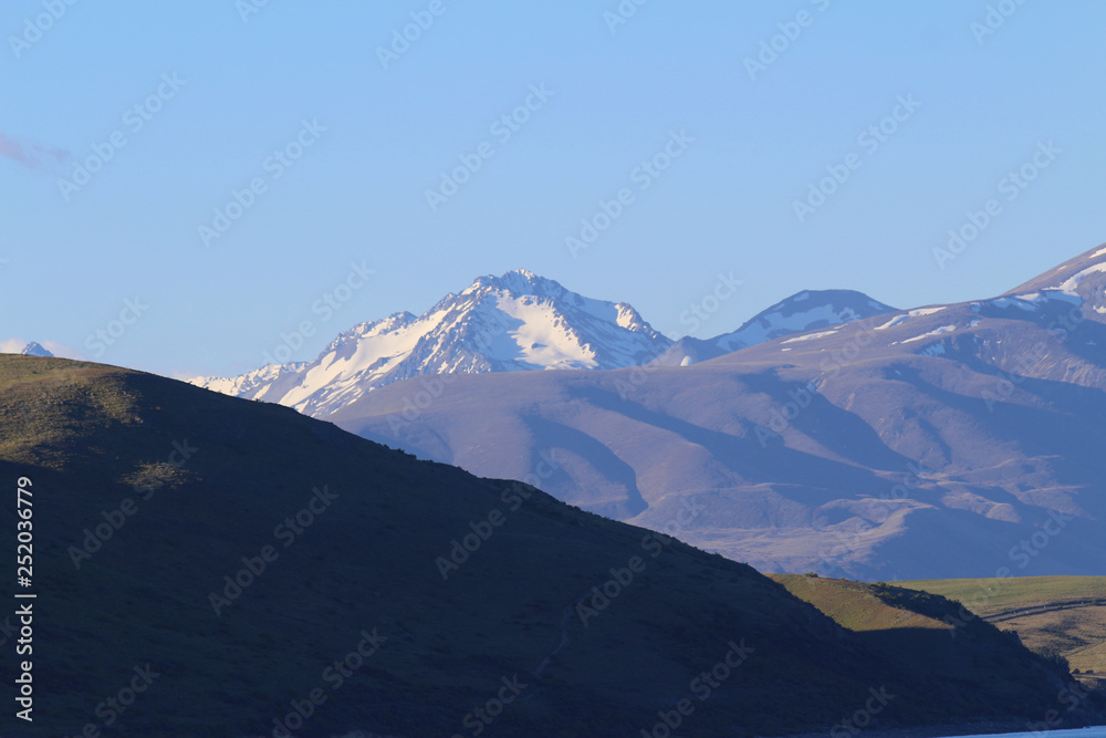 View of Lake Tekapo and Southern Alps on background, South Island, New Zealand