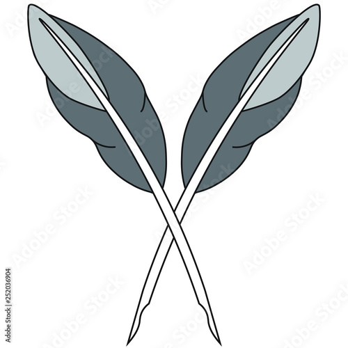 Masonic symbol of Secretary for Blue Lodge Freemasonry