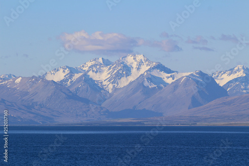 View of Lake Tekapo and Southern Alps on background, South Island, New Zealand © Marco Ramerini