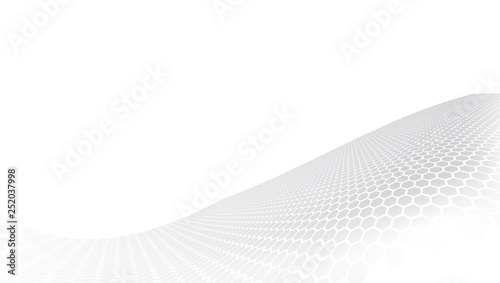Gray And White Abstract Halftone Perspective Background