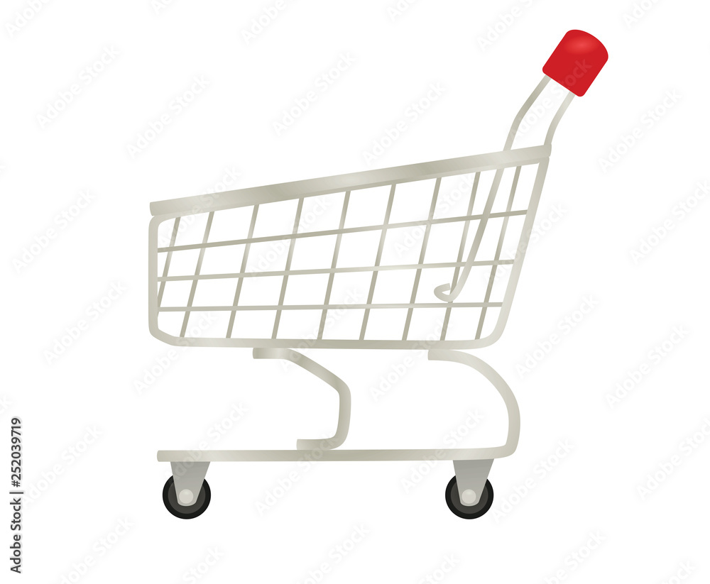 Shopping cart. vector illustration