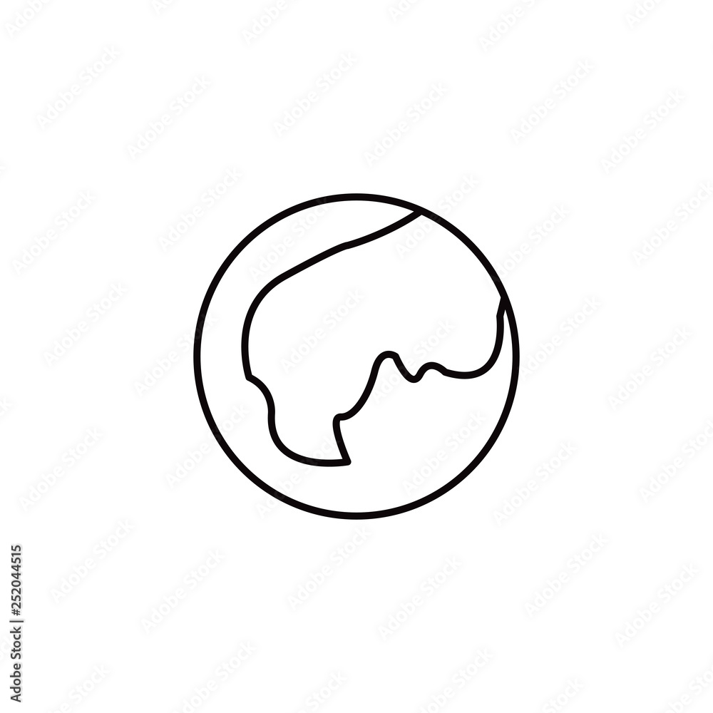 World Globe line icon World Globe line icon