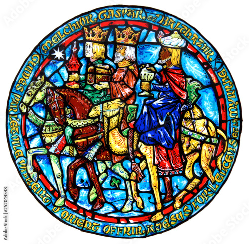 Stained Glass Gifts of the Magi Fototapeta