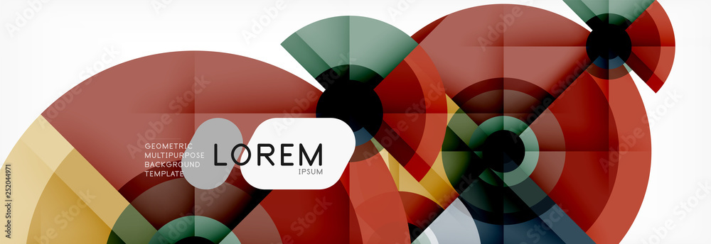 Geometric circle abstract background, creative geometric wallpaper. Geometric circle abstract background, creative geometric wallpaper.