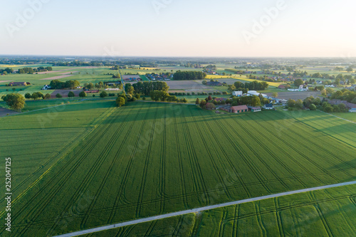 Luftaufnahme der Landschaft in Deutschland