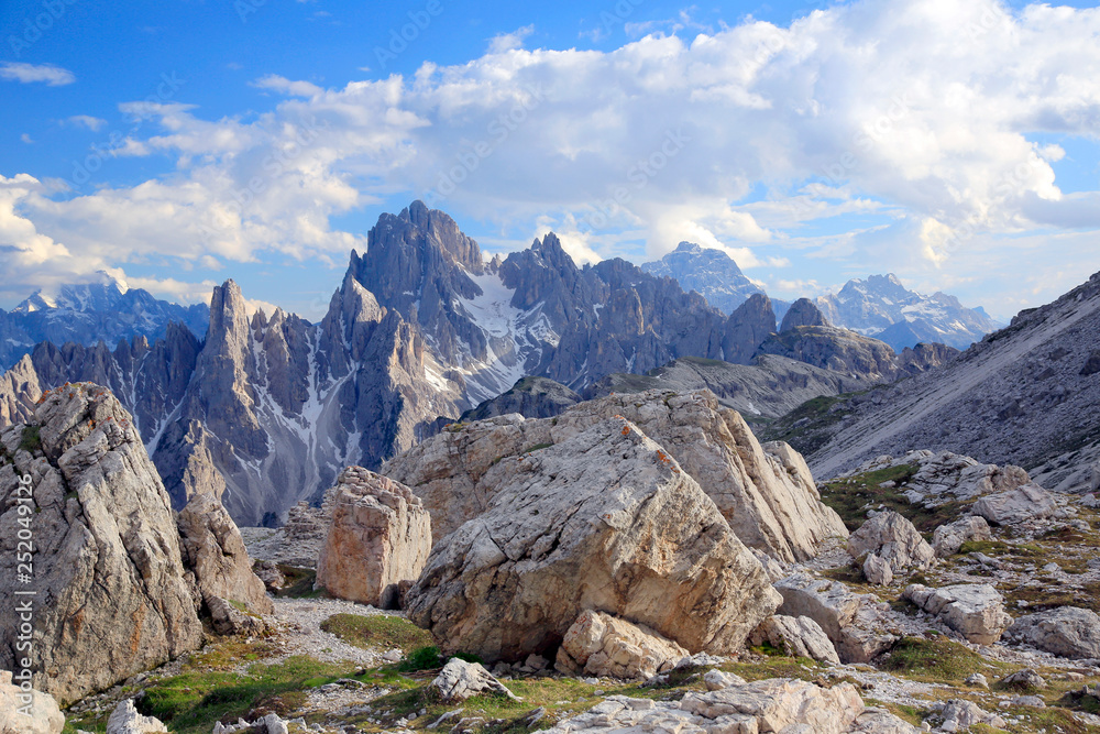 Sextener Dolomiten, Bergmassive, Dolomiten, Italien, Europa