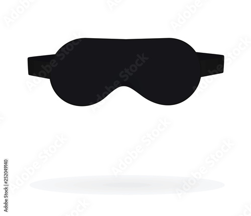 Sleeping eye mask. vector illustration