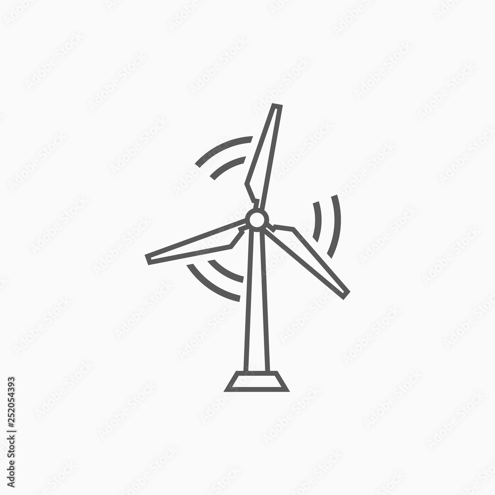 wind turbine icon wind turbine icon