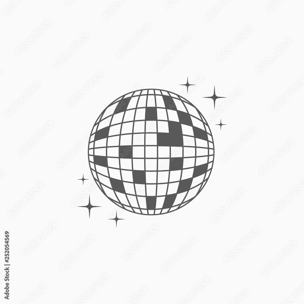 disco ball icon disco ball icon