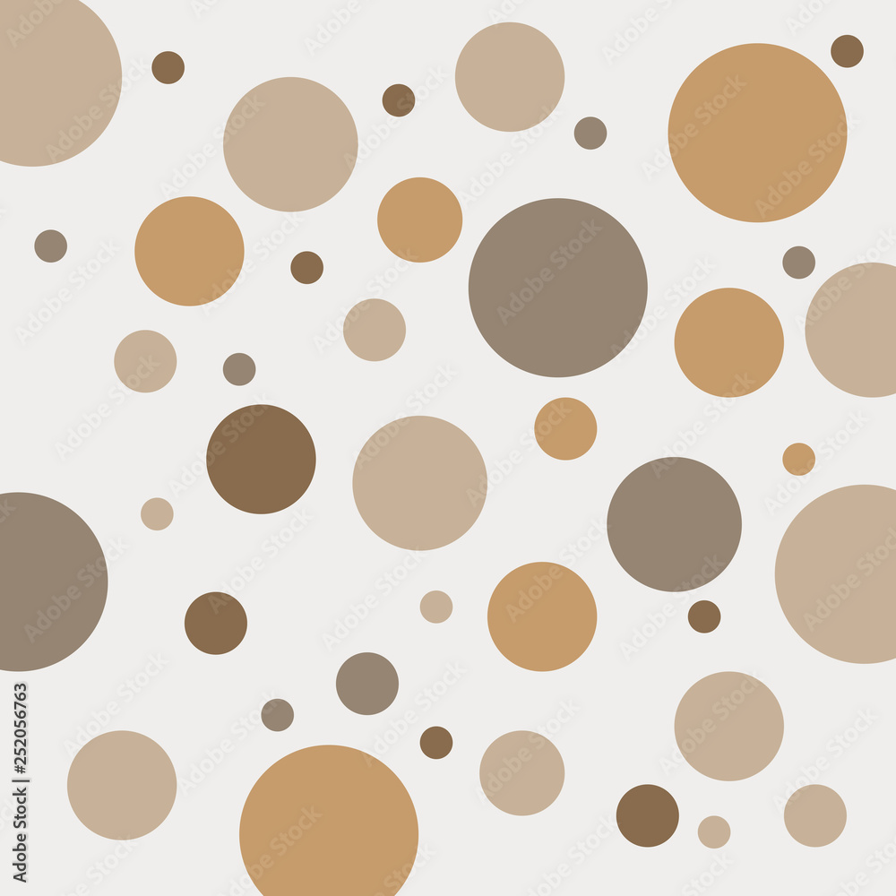 Obraz premium Abstract geometric circles background, vector illustration.