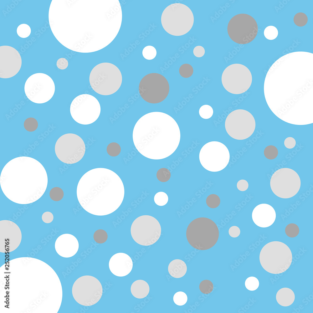 Abstract geometric circles background, vector illustration.