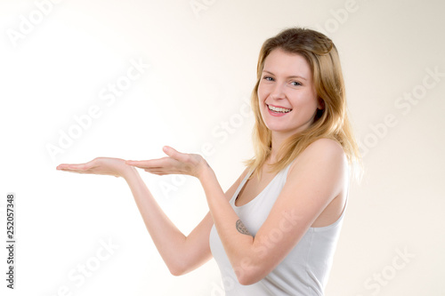 a girl is very positive