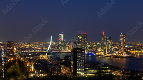 Rotterdam city night