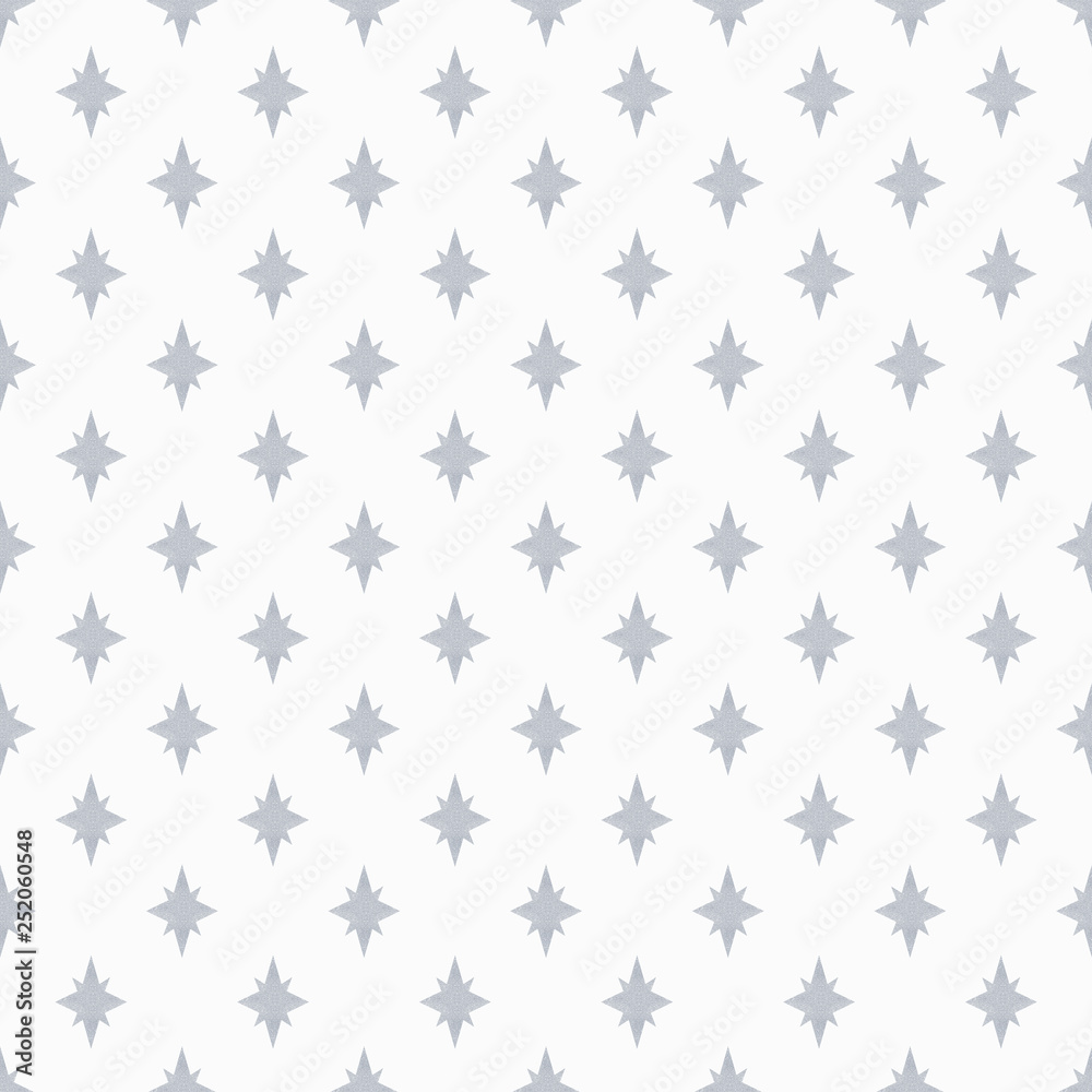 Silver star seamless pattern Silver star seamless pattern