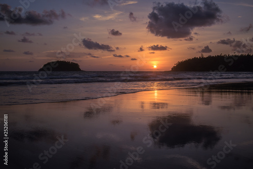 Kata Beach in Sunset