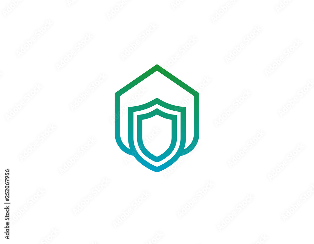 Logo icon protection smart home wi-fi Logo icon protection smart home wi-fi