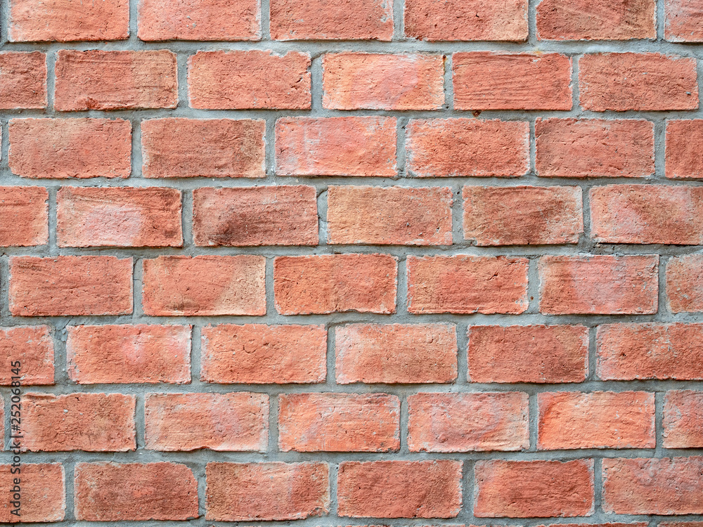 Fototapeta premium Brick wall texture grunge background with vignetted corners