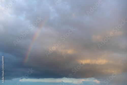 cloudy rainbow