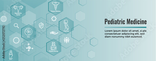 Pediatric Medicine with Baby / Pregnancy Related Icon