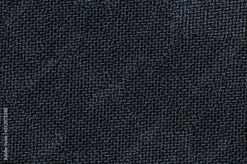 black fabric texture close-up
