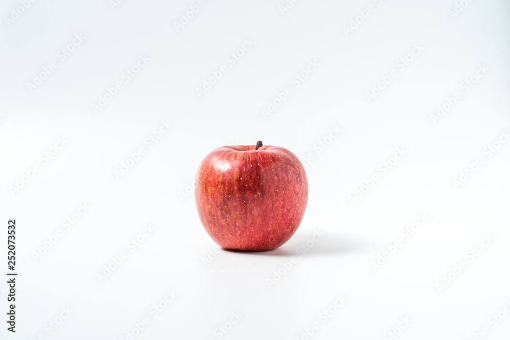 Red apple isolated on white. Apple Clipping Path Red apple isolated on white. Apple Clipping Path
