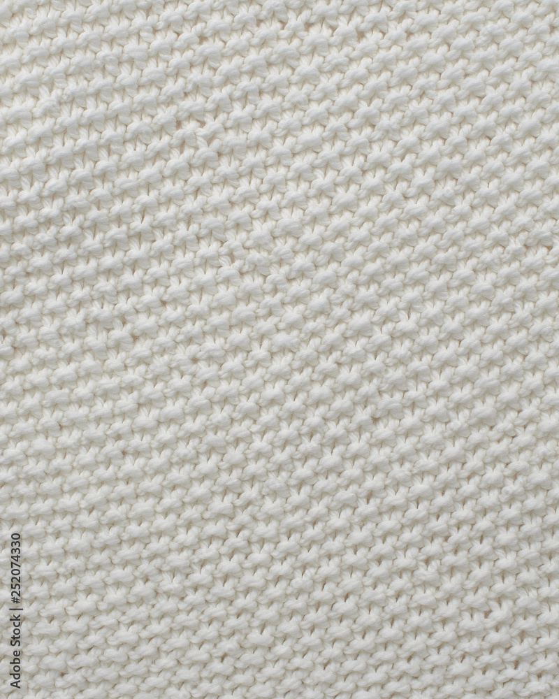 White wool fine knit texture. White wool fine knit texture.