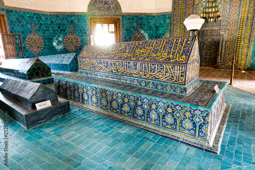 world locations,Asia,Europe,turkey,marmara, bursa, green tomb, The mausoleum of the fifth Ottoman Sultan, Mehmed I, known as Yeşil Türbe