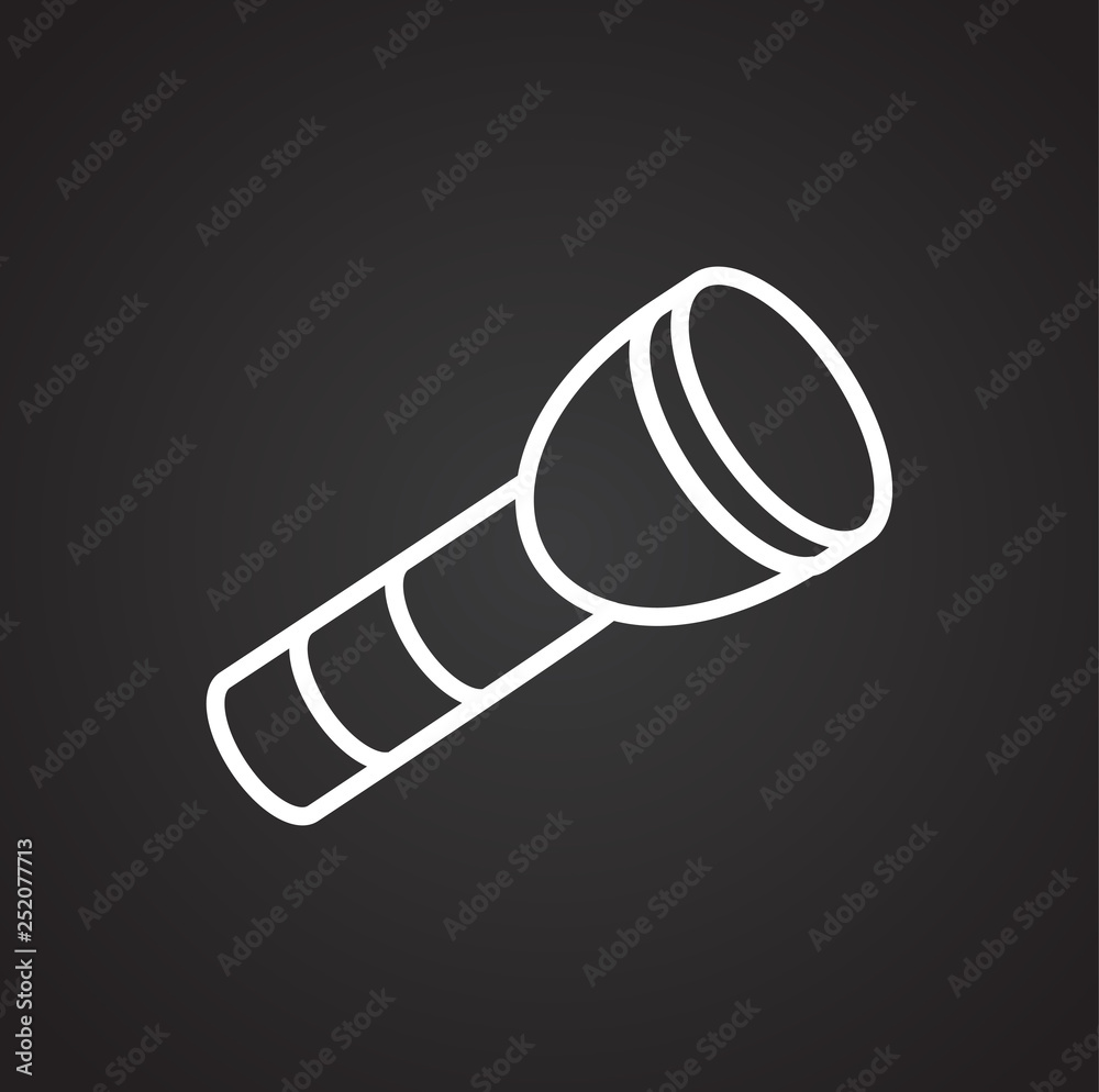 Camping light line icon for graphic and web design, Modern simple vector sign. Internet concept. Trendy symbol for website design web button or mobile app.