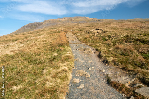 Ingleborough  723 m or 2 372 ft  is the second-highest mountain in the Yorkshire Dales. It is one of the Yorkshire Three Peaks  the other two being Whernside and Pen-y-ghent .