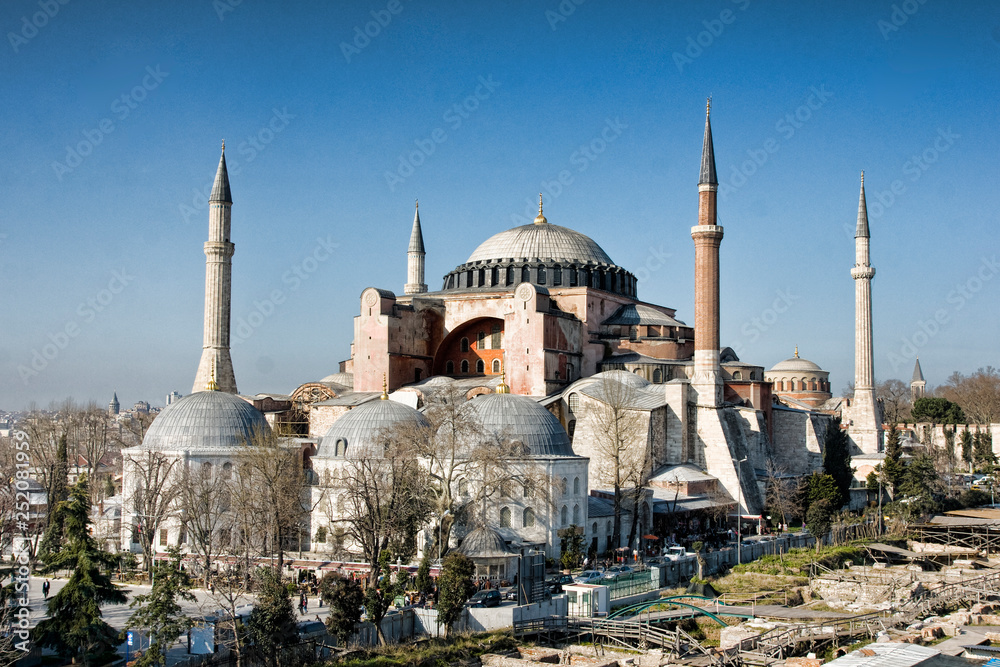 Obraz premium world locations,Asia,Europe,turkey,marmara,istanbul,,Basilica of Hagia Sophia,Ayasofya Museum,