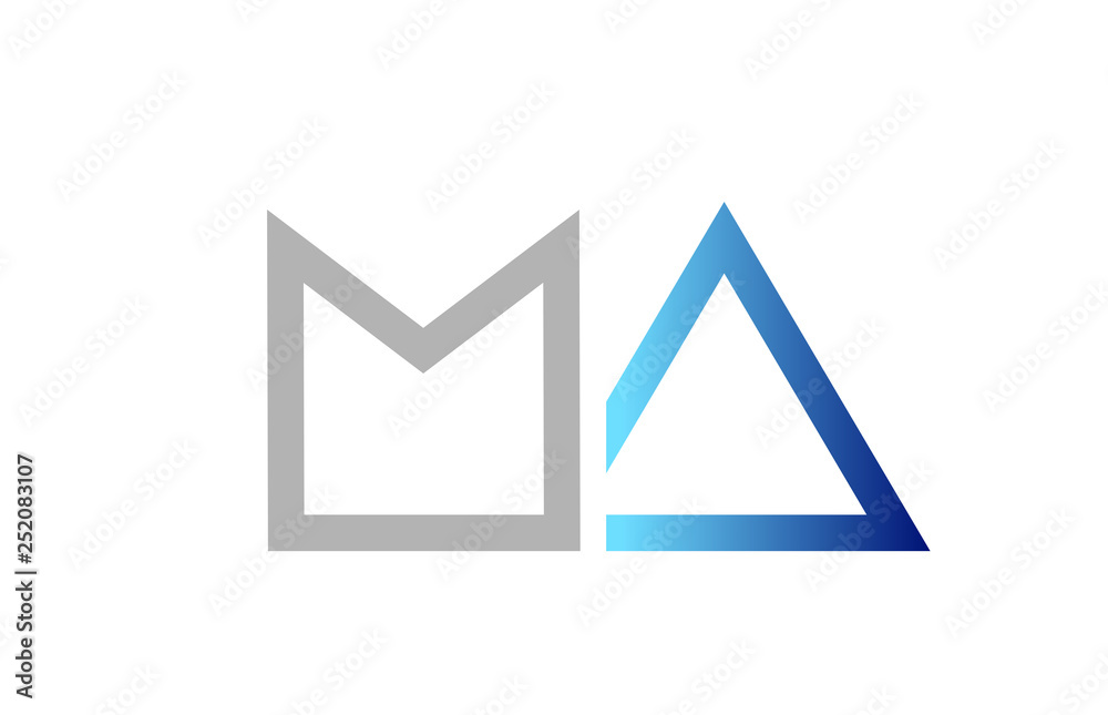 blue grey alphabet letter logo combination design blue grey alphabet letter logo combination design