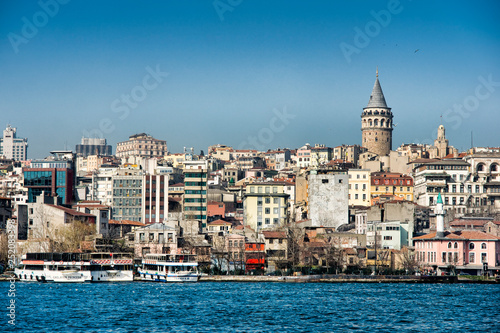 world locations,Asia,Europe,turkey,marmara,istanbul, beyoglu, golden horn, galata tower, golden horn © saik20