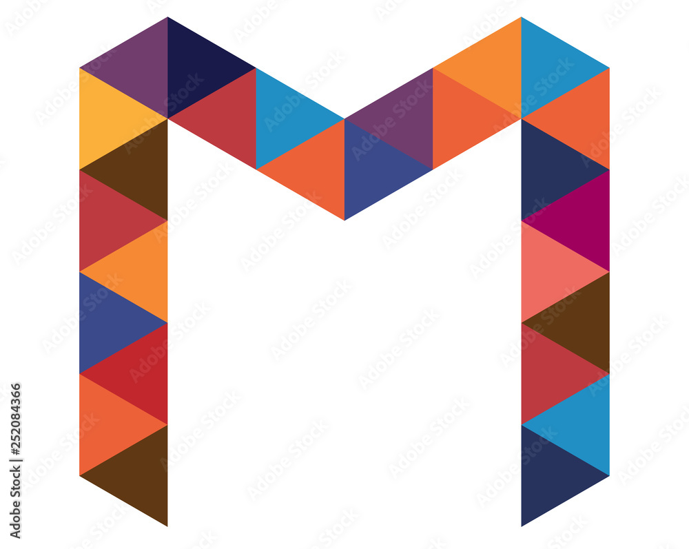 Letter m - Logo Design, Multicolored m Icon design Letter m - Logo Design, Multicolored m Icon design