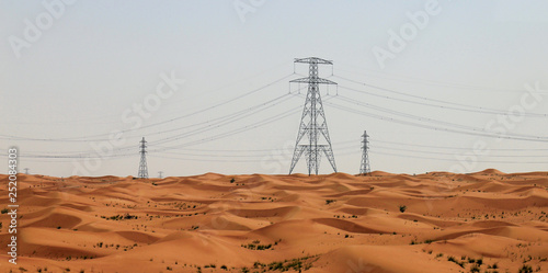 Пустыня по дороге в Дубай