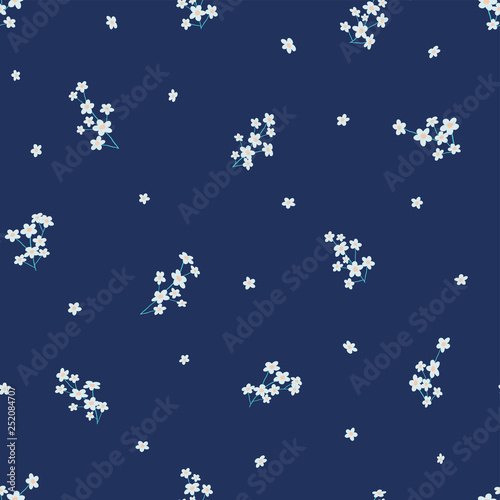 Floral seamless pattern. Vector background