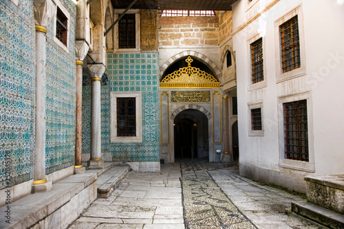 world locations,Asia,Europe,turkey,marmara,istanbul, topkapi palace, the Harem and the Sultan's Private Apartments, The Courtyard of the Eunuchs