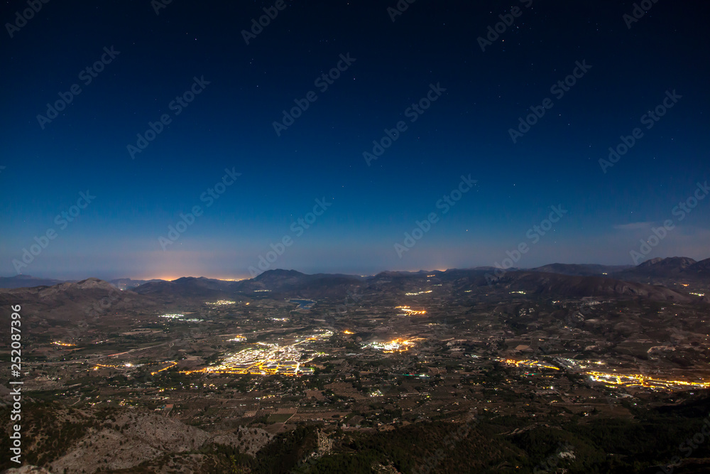 Noche desde el cielo