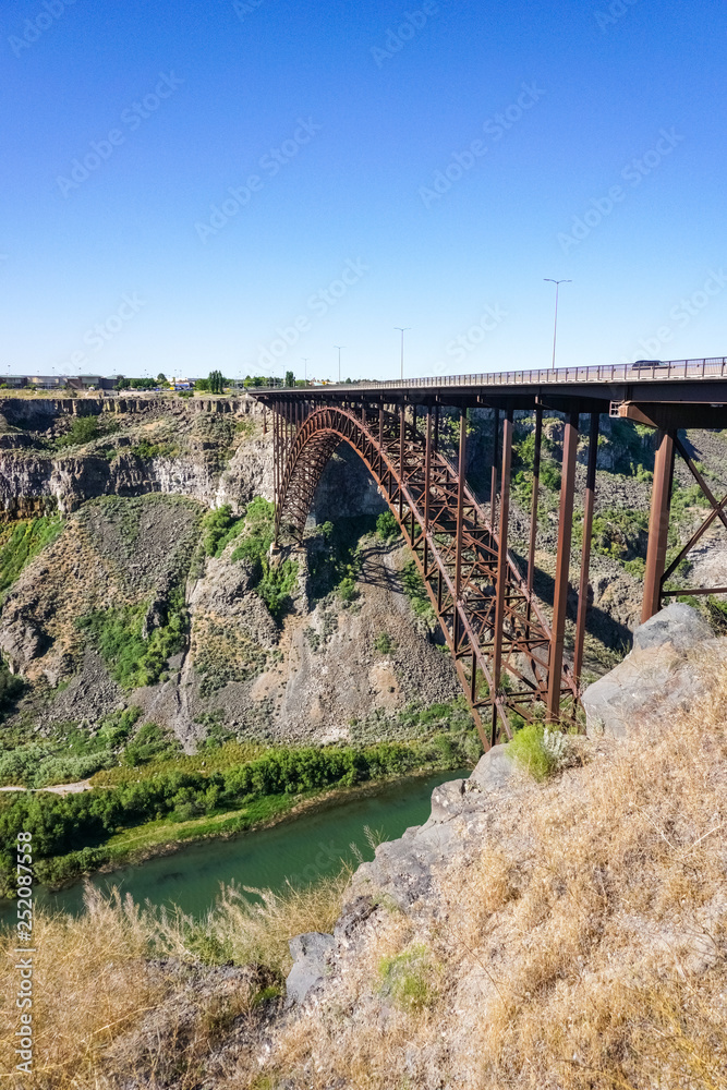 Perrine bridge over Snake river canyon, Twin falls, Idaho